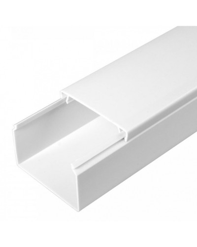 Кабель-канал белый 2-й замок в г/к 60х40 (40м/уп) Промрукав (PR.056040) в Комсомольске-на-Амуре Кабель-канал Pintop.ru