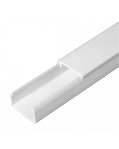 Кабель-канал белый 2-й замок в г/к 25х16 (80м/уп) Промрукав (PR.062516) в Комсомольске-на-Амуре Кабель-канал Pintop.ru