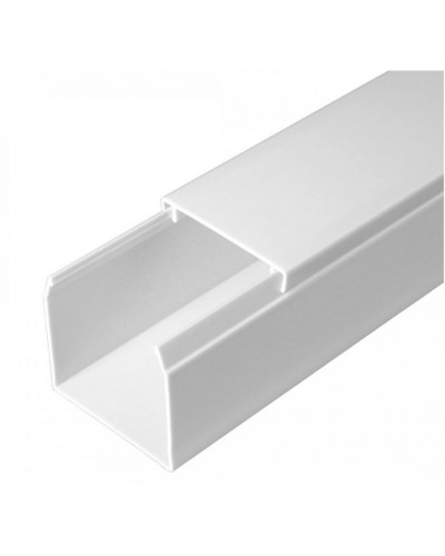 Кабель-канал белый 2-й замок в г/к 40х40 (60м/уп) Промрукав (PR.064040) в Комсомольске-на-Амуре Кабель-канал Pintop.ru