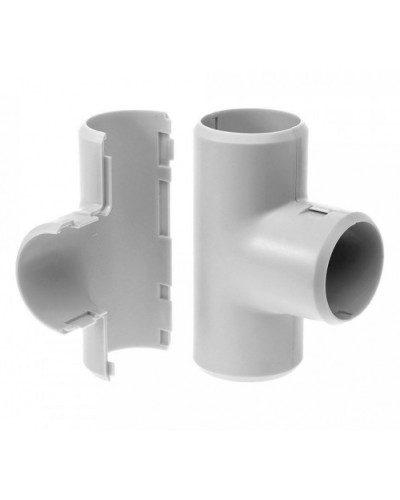 Тройник разборный д32 (1шт/200шт уп/кор) Промрукав (PR.07332м) в Комсомольске-на-Амуре Повороты, муфты, тройники Pintop.ru