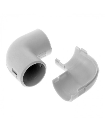 Соединитель угловой разборный д20 (50 шт/уп) Промрукав PR.07520 в Комсомольске-на-Амуре Повороты, муфты, тройники Pintop.ru