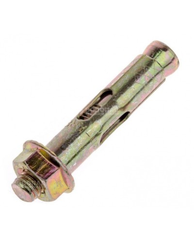 Анкерный болт с гайкой оцинкованный М10/12х60 (50 шт/уп) Промрукав (PR08.2353) в Комсомольске-на-Амуре Крепеж Pintop.ru