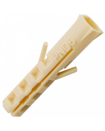 Дюбель нейлоновый PND 6х30 (100шт/уп) Промрукав (PR08.3621) в Комсомольске-на-Амуре Крепеж: Дюбели, шурупы, саморезы Pintop.ru