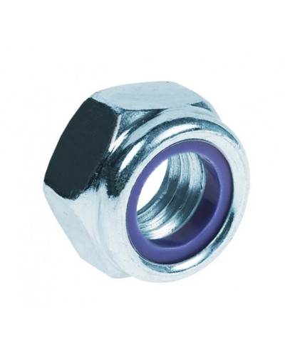 Гайка М8 с контрящим кольцом (DIN 985) (200 шт/уп) Промрукав (PR08.3623) в Комсомольске-на-Амуре Крепеж Pintop.ru