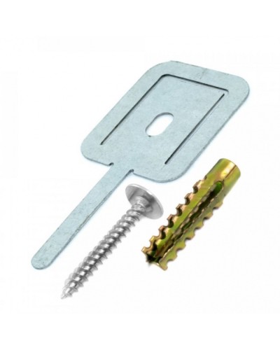 Комплекты для крепления ОКЛ с использованием самореза, дюбеля и хомута FR ПР-40 (100 шт) Промрукав PR08.5201 в Комсомольске-на-Амуре Огнестойкие кабельные линии Pintop.ru