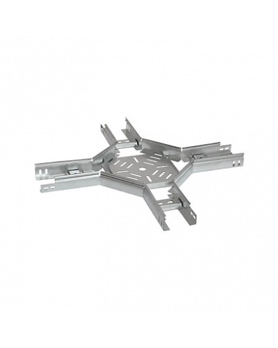 Х-образный ответвитель лестничный 600х100 (1,2 мм) Промрукав (PR08.5428) в Комсомольске-на-Амуре Аксессуары для лотков Pintop.ru