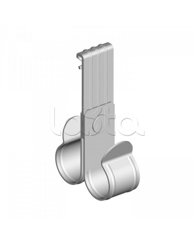 Зажим балочный вертикальный 1-5 мм под трубу 20 мм двойной Промрукав (PR08.5870) в Комсомольске-на-Амуре Аксессуары для лотков Pintop.ru