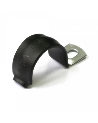 Скоба металлическая однолапковая с полимерным покрытием СМО-П d19-20 мм (100 шт/уп) Промрукав (PR08.6008) в Комсомольске-на-Амуре Держатели, клипсы, скобы Pintop.ru
