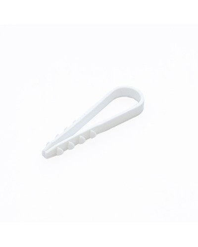 Дюбель-хомут для круглого кабеля d19-25 мм белый (10шт) Промрукав (PR08.6949) в Комсомольске-на-Амуре Крепеж: Дюбели, шурупы, саморезы Pintop.ru