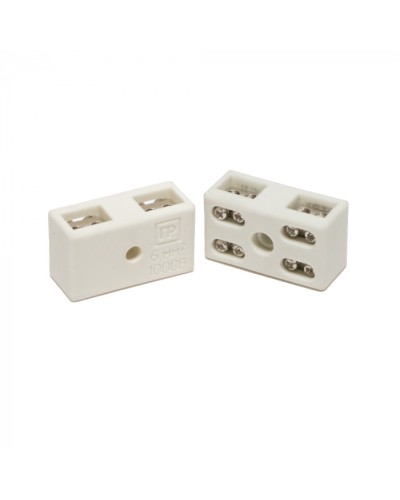 Клемма керам. латунь 6 мм² 2 пары на 8 контактов (5 шт/уп) Промрукав (PR08.7164) в Комсомольске-на-Амуре Аксессуары для кабель-канала Pintop.ru