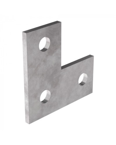 Пластина L-образная 3 отверстия HDZ Промрукав (PR08.8840) в Комсомольске-на-Амуре Аксессуары для лотков Pintop.ru