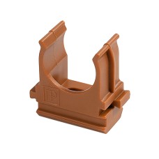 Крепёж-клипса для труб АБС-пластик бук д20 в малой упаковке (10шт/1000шт уп/кор) Промрукав (PR13.0052)