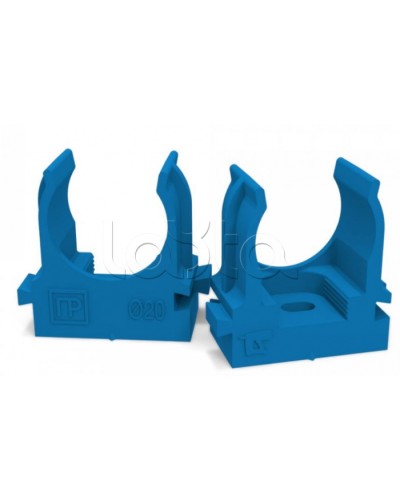 Крепеж-клипса для труб для монтажного пистолета синяя д20 (100шт/900шт уп/кор) Промрукав (PR13.0144) в Комсомольске-на-Амуре Держатели, клипсы, скобы Pintop.ru