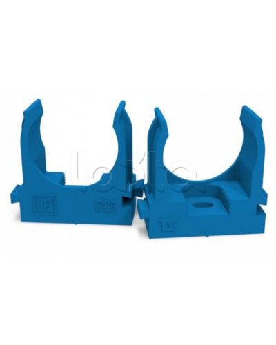 Крепеж-клипса для труб для монтажного пистолета синяя д25 (100шт/700шт уп/кор) Промрукав (PR13.0145) в Комсомольске-на-Амуре Держатели, клипсы, скобы Pintop.ru