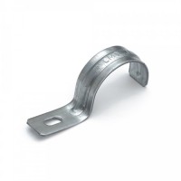 Скоба метал. однолапковая усиленная противопожарная СМОУ d31-32 мм (50шт/600шт уп/кор) Промрукав (PR13.02404)