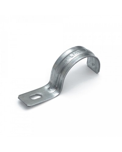 Скоба метал. однолапковая усиленная противопожарная СМОУ d31-32 мм (50шт/600шт уп/кор) Промрукав (PR13.02404) в Комсомольске-на-Амуре Держатели, клипсы, скобы Pintop.ru