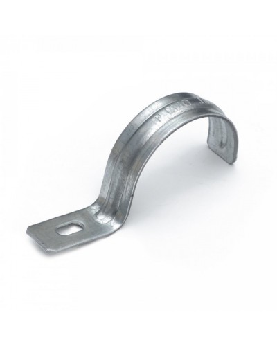 Скоба металлическая однолапковая усиленная противопожарная СМОУ d38-40 мм (50 шт/уп) Промрукав (PR13.02405) в Комсомольске-на-Амуре Держатели, клипсы, скобы Pintop.ru