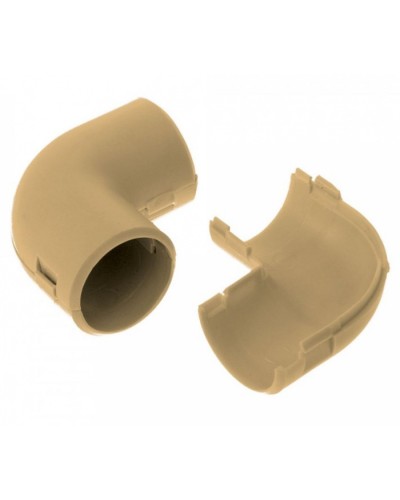 Соединитель угловой разборный сосна д32 (5шт/400шт уп/кор) Промрукав (PR13.0246) в Комсомольске-на-Амуре Повороты, муфты, тройники Pintop.ru