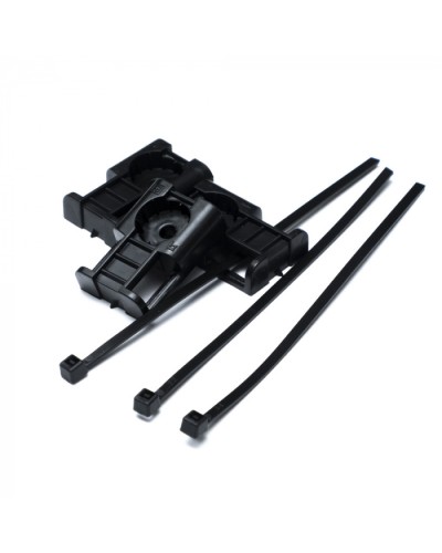 Комплекты крепления площадка для прямого монтажа черная со стяжкой 2,5х100 мм (100 шт) Промрукав (PR13.02513) в Комсомольске-на-Амуре Аксессуары для кабель-канала Pintop.ru