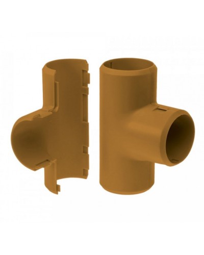 Тройник разборный бук д16 (70шт/700шт уп/кор) Промрукав (PR13.0291) в Комсомольске-на-Амуре Повороты, муфты, тройники Pintop.ru