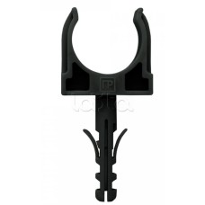 Крепеж-клипса с дюбелем черная д16 в малой упаковке (10шт/900шт уп/кор) Промрукав (PR13.0303)