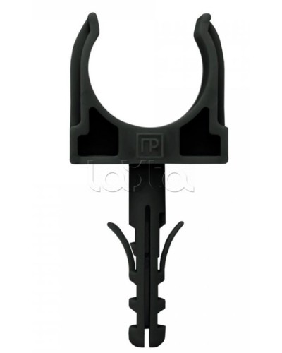 Крепеж-клипса с дюбелем черная д20 в малой упаковке (10шт/900шт уп/кор) Промрукав (PR13.0304) в Комсомольске-на-Амуре Крепеж: Дюбели, шурупы, саморезы Pintop.ru