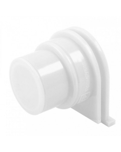 Переходник универсальный на гофрированную трубу белый (50шт/1000шт уп/кор) Промрукав (PR13.0321) в Комсомольске-на-Амуре Аксессуары для кабель-канала Pintop.ru