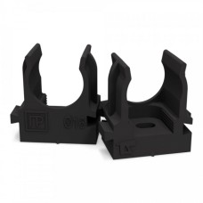 Крепеж-клипса для труб для монтажного пистолета черная в гофроящике d16 мм (1400шт/кор) Промрукав (PR13.0455)