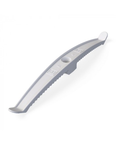 Держатель кабеля двусторонний для прямого монтажа в гофроящике белый (100 шт/кор) Промрукав (PR13.0486) в Комсомольске-на-Амуре Аксессуары для кабель-канала Pintop.ru