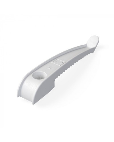 Держатель кабеля односторонний для прямого монтажа в гофроящике белый (200 шт/кор) Промрукав (PR13.0489) в Комсомольске-на-Амуре Аксессуары для кабель-канала Pintop.ru