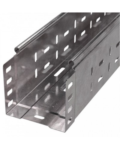 Лоток перфорированный Стандарт 100х100х3000 (0,7 мм) (6 м/уп) Промрукав (PR16.0004) в Комсомольске-на-Амуре Кабельные лотки Pintop.ru