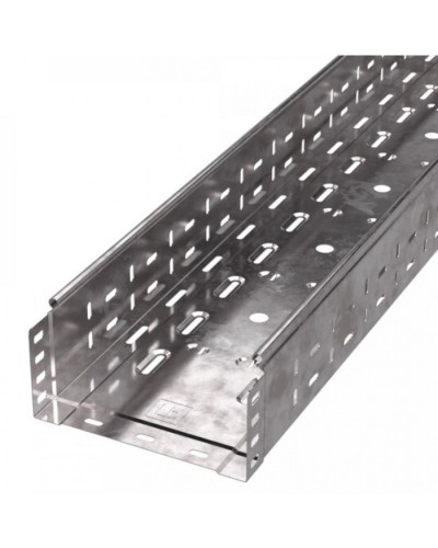 Лоток перфорированный Стандарт 200х100х3000 (0,8 мм) (6 м/уп) Промрукав (PR16.0010) в Комсомольске-на-Амуре Кабельные лотки Pintop.ru