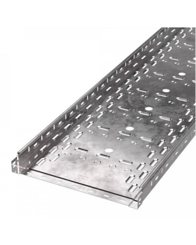 Лоток перфорированный Стандарт 400х50х3000 (1,0 мм) (6 м/уп) Промрукав (PR16.0014) в Комсомольске-на-Амуре Кабельные лотки Pintop.ru