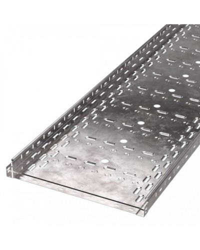 Лоток перфорированный Стандарт 500х50х3000 (1,0 мм) (6 м/уп) Промрукав (PR16.0017) в Комсомольске-на-Амуре Кабельные лотки Pintop.ru