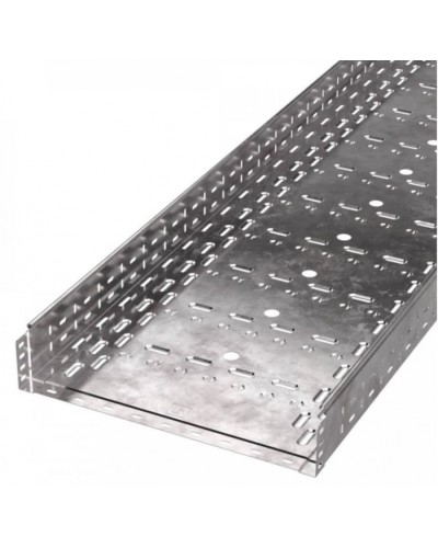 Лоток перфорированный Стандарт 500х100х3000 (1,0 мм) (6 м/уп) Промрукав (PR16.0019) в Комсомольске-на-Амуре Кабельные лотки Pintop.ru
