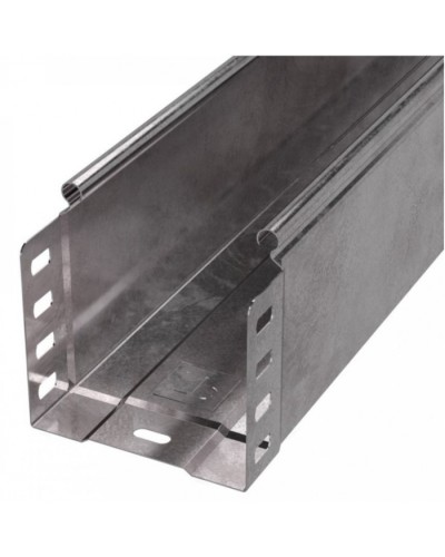 Лоток неперфорированный Стандарт 100х100х3000 (0,7 мм) (6 м/уп) Промрукав (PR16.0048) в Комсомольске-на-Амуре Кабельные лотки Pintop.ru