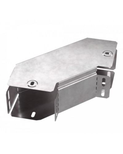 Угол горизонтальный 90 градусов с крышкой Стандарт 100х80 Промрукав (PR16.0412) в Комсомольске-на-Амуре Аксессуары для кабель-канала Pintop.ru