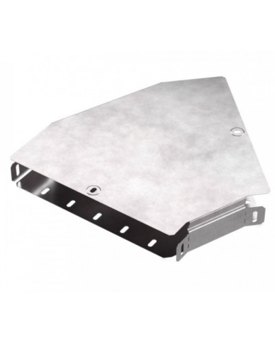 Угол горизонтальный 45 градусов с крышкой Стандарт 300х50 Промрукав (PR16.0429) в Комсомольске-на-Амуре Аксессуары для лотков Pintop.ru