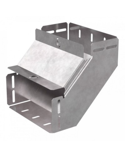 Угол вертикальный внутренний 90 градусов с крышкой Стандарт 200х100 Промрукав (PR16.0446) в Комсомольске-на-Амуре Аксессуары для лотков Pintop.ru