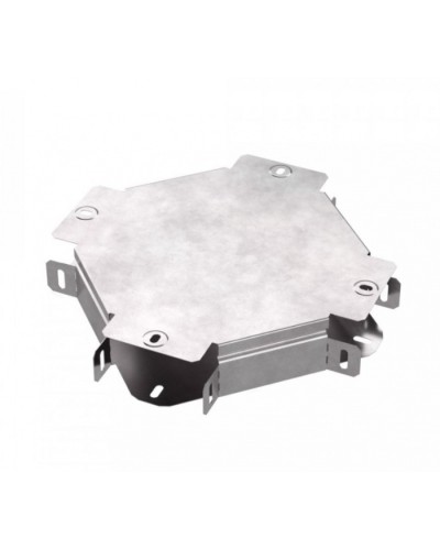 Х-образный ответвитель с крышкой Стандарт 100х50 Промрукав (PR16.0456) в Комсомольске-на-Амуре Аксессуары для лотков Pintop.ru