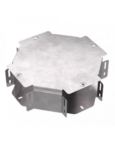 Х-образный ответвитель с крышкой Стандарт 150х100 Промрукав (PR16.0461) в Комсомольске-на-Амуре Аксессуары для лотков Pintop.ru