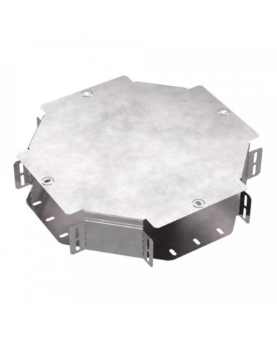 Х-образный ответвитель с крышкой Стандарт 200х80 Промрукав (PR16.0463) в Комсомольске-на-Амуре Аксессуары для лотков Pintop.ru