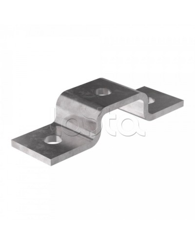 Пластина П-образная 3 отверстия профиль 41х21 Промрукав (PR16.1121) в Комсомольске-на-Амуре Аксессуары для лотков Pintop.ru