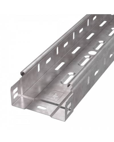 Лоток перфорированный Стандарт HDZ 100х50х3000 (0,7 мм) (24 м/уп) Промрукав (PR16.1227) в Комсомольске-на-Амуре Кабельные лотки Pintop.ru
