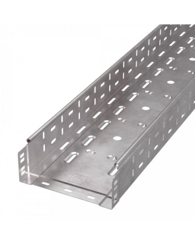 Лоток перфорированный Стандарт HDZ 200х80х3000 (0,8 мм) (6 м/уп) Промрукав (PR16.1234) в Комсомольске-на-Амуре Кабельные лотки Pintop.ru