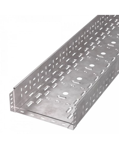 Лоток перфорированный Стандарт HDZ 300х100х3000 (0,8 мм) (6 м/уп) Промрукав (PR16.1235) в Комсомольске-на-Амуре Кабельные лотки Pintop.ru
