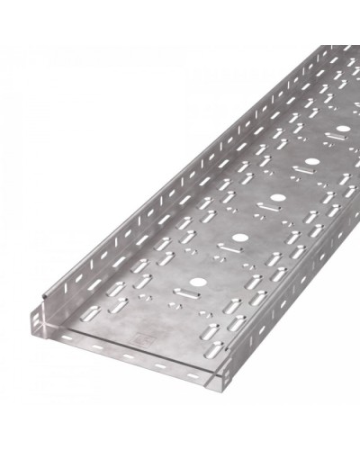 Лоток перфорированный Стандарт HDZ 300х50х3000 (0,8 мм) (12 м/уп) Промрукав (PR16.1236) в Комсомольске-на-Амуре Кабельные лотки Pintop.ru