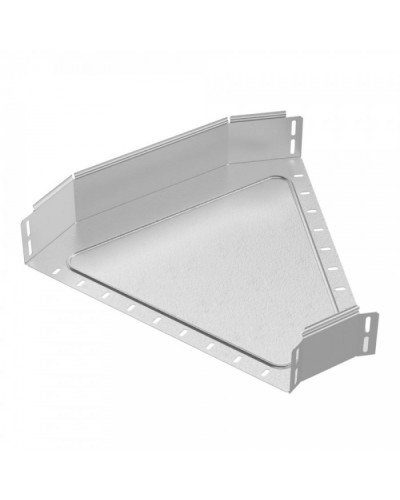 Угол горизонтальный 45 градусов Стандарт HDZ 500х100 Промрукав (PR16.1630) в Комсомольске-на-Амуре Аксессуары для лотков Pintop.ru