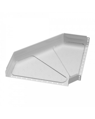 Угол горизонтальный 90 градусов Стандарт HDZ 600х80 Промрукав (PR16.1658) в Комсомольске-на-Амуре Аксессуары для лотков Pintop.ru