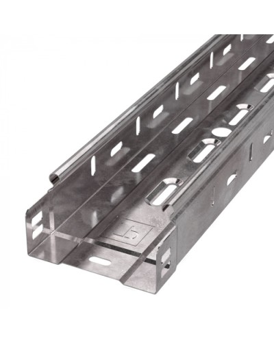 Лоток перфорированный Стандарт 100х50х3000 (1,0 мм) (6 м/уп) Промрукав (PR16.2284) в Комсомольске-на-Амуре Кабельные лотки Pintop.ru